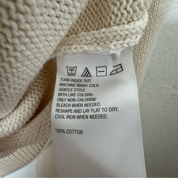 C WONDER by Christian Siriano Runway Sweater Floral Knit Pullover Cotton S - Picture 4 of 8